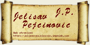 Jelisav Pejčinović vizit kartica